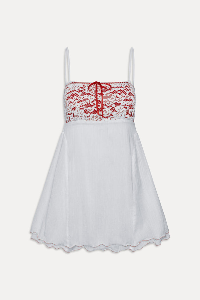 Imani Cotton Mini Dress - Sweet Bloom