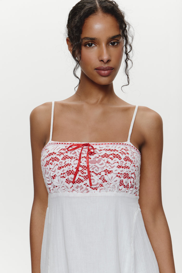 Imani Cotton Mini Dress - Sweet Bloom