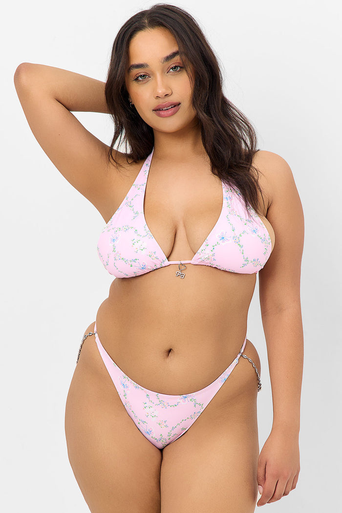 Isabella Floral Chain Bikini Bottom Fairytale