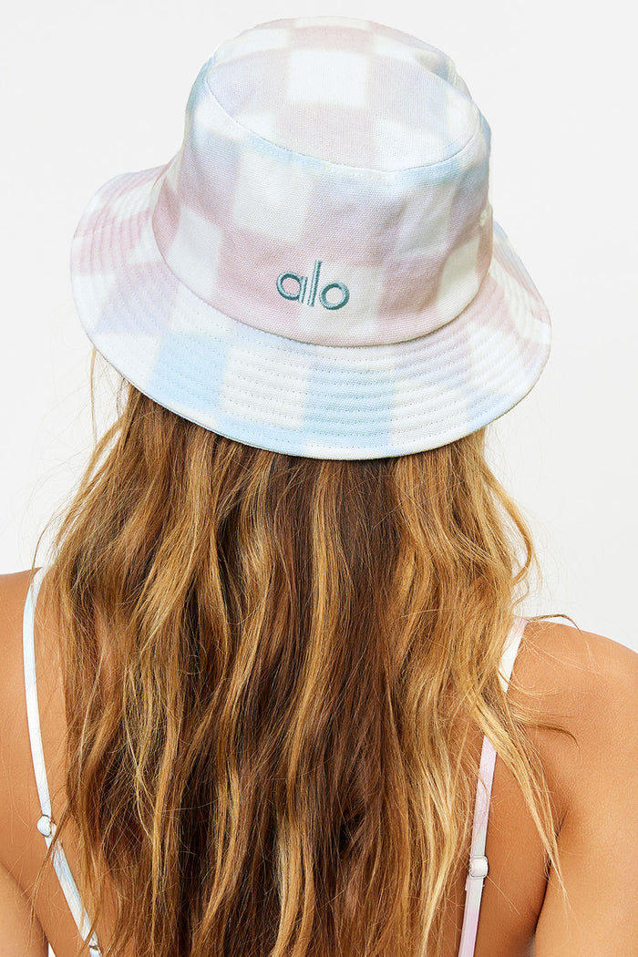 Jax Pastel Checker Bucket Hat