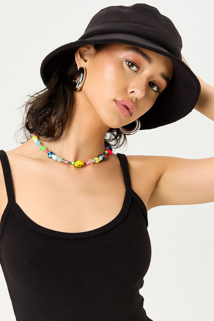 Jax Black Terry Bucket Hat