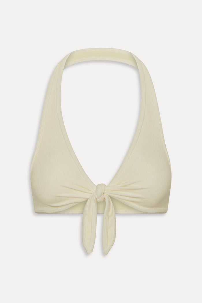 Jayne Halter Bikini Top - Lemon