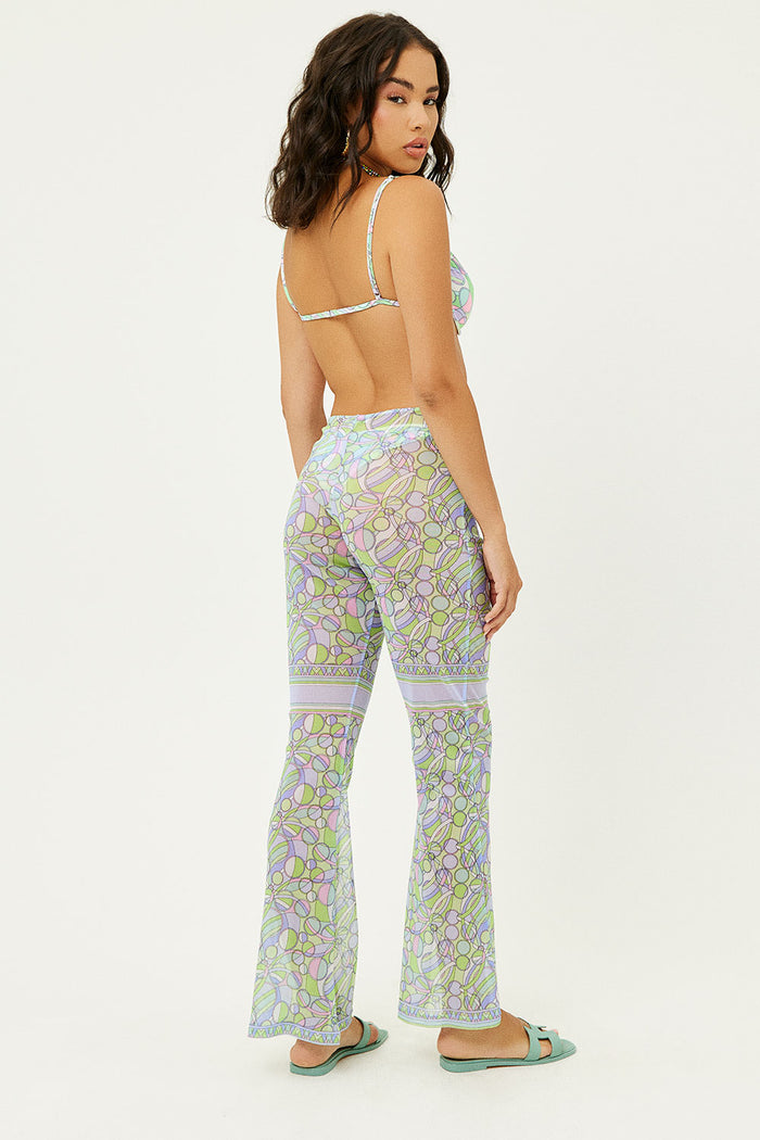 Joey Low Rise Mesh Pants Vortex
