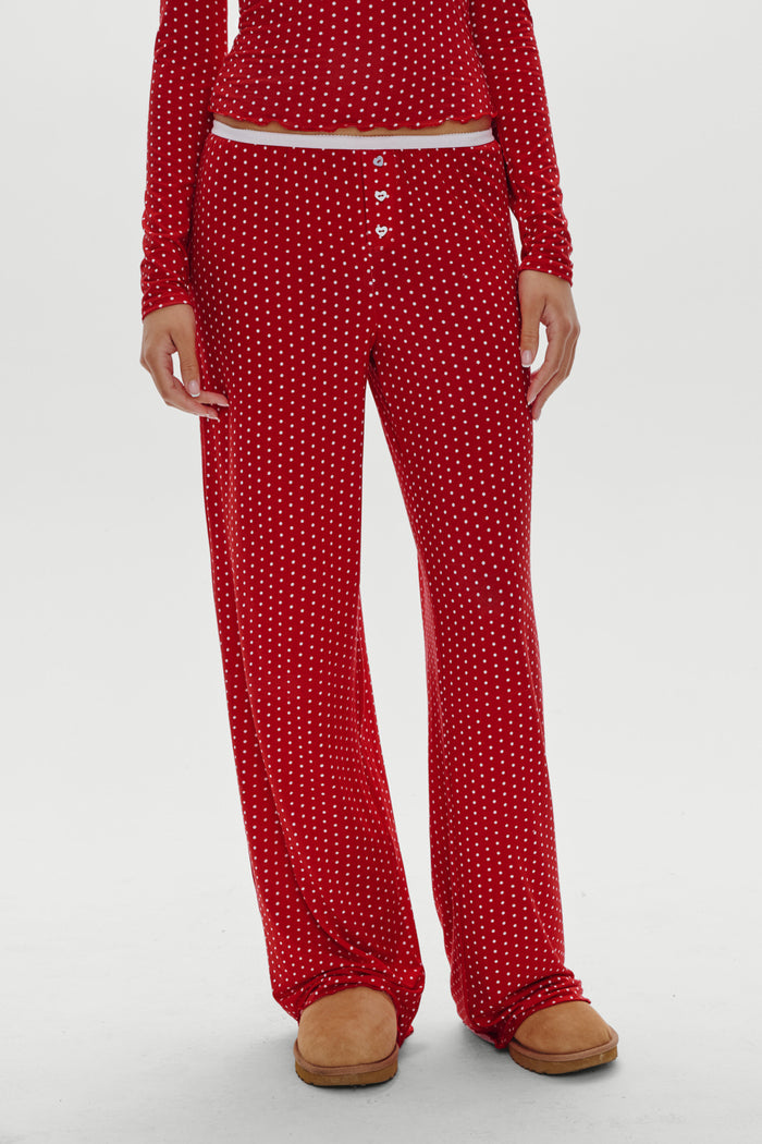 Joy Sleep Pants - Holiday Dot