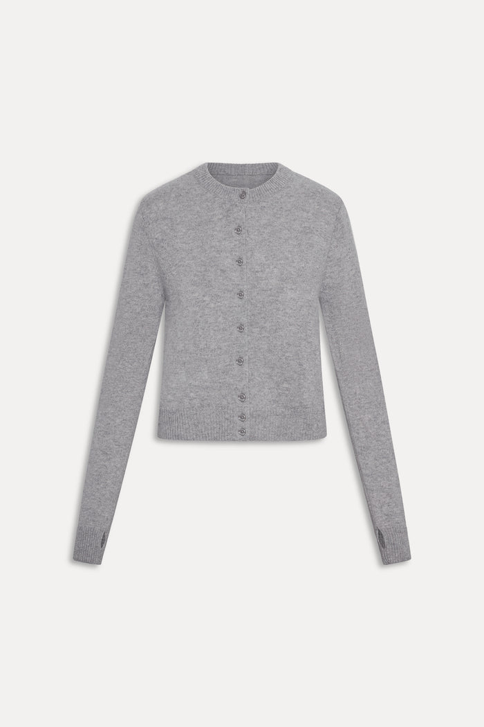 Jude Cashmere Cardigan - Fog