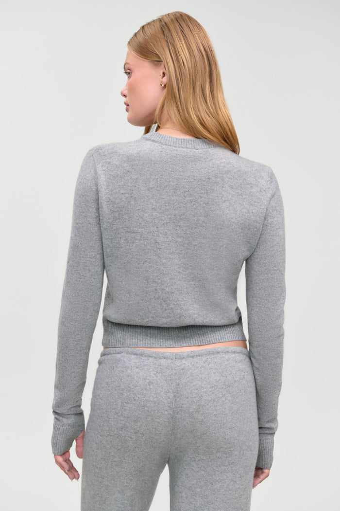 Jude Cashmere Cardigan - Fog