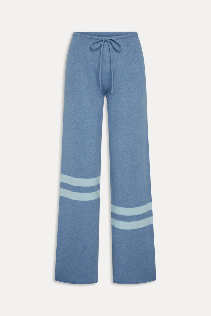 Jude Cashmere Lounge Pant - Blue Lake