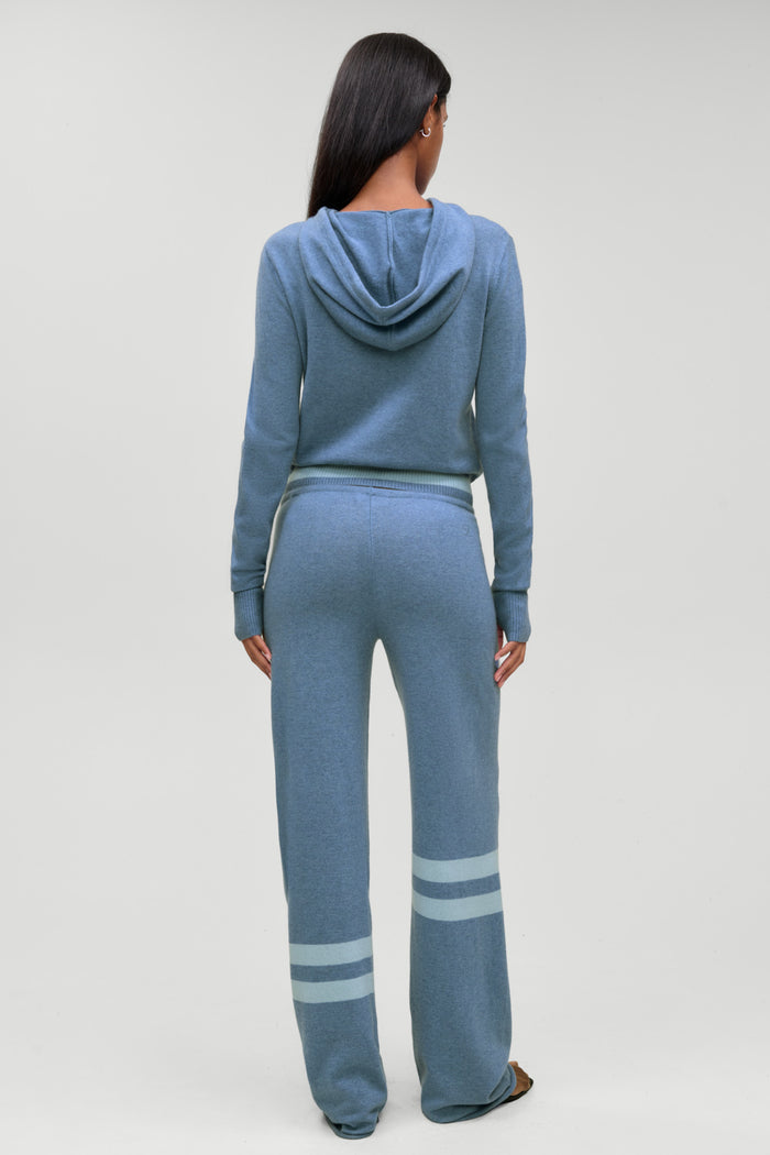 Jude Cashmere Lounge Pant - Blue Lake