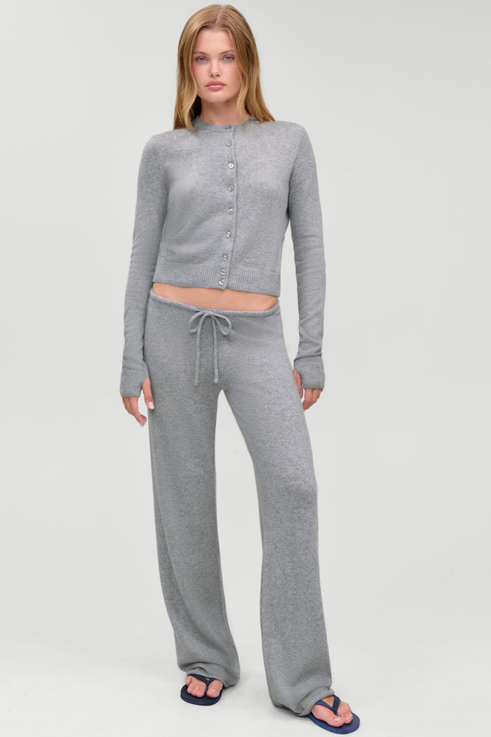 Jude Cashmere Lounge Pant - Fog