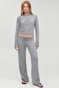 Jude Cashmere Lounge Pant - Fog