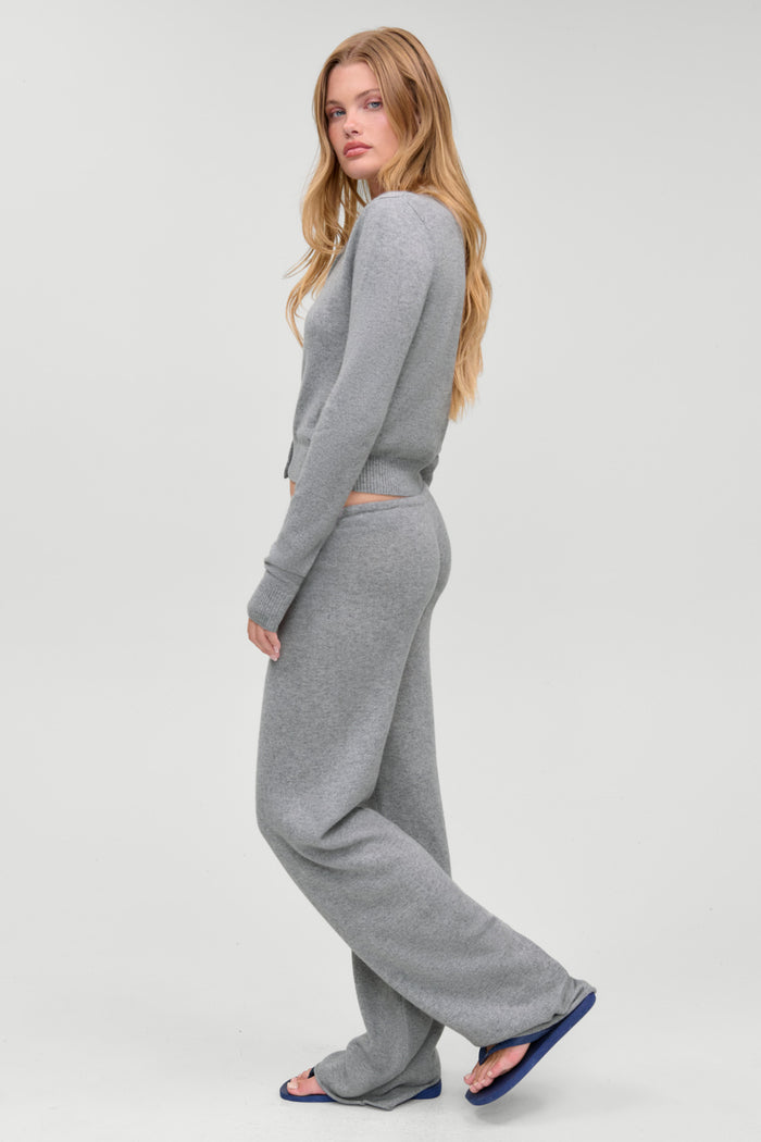 Jude Cashmere Lounge Pant - Fog