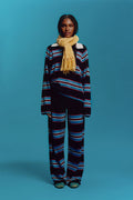 Jude Cashmere Lounge Pant - Rugby Stripe