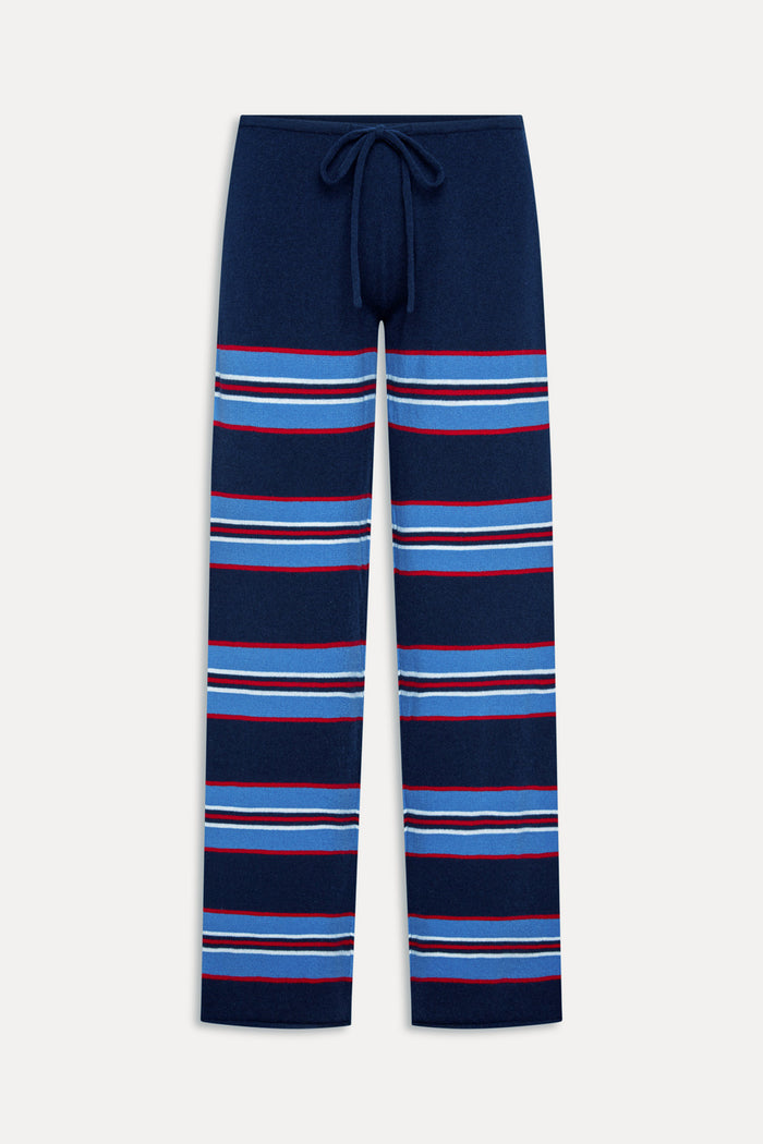 Jude Cashmere Lounge Pant - Rugby Stripe