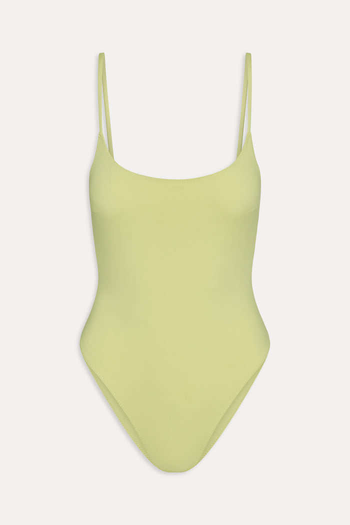 Juliet Cheeky One Piece Swimsuit - Yellow Mojito