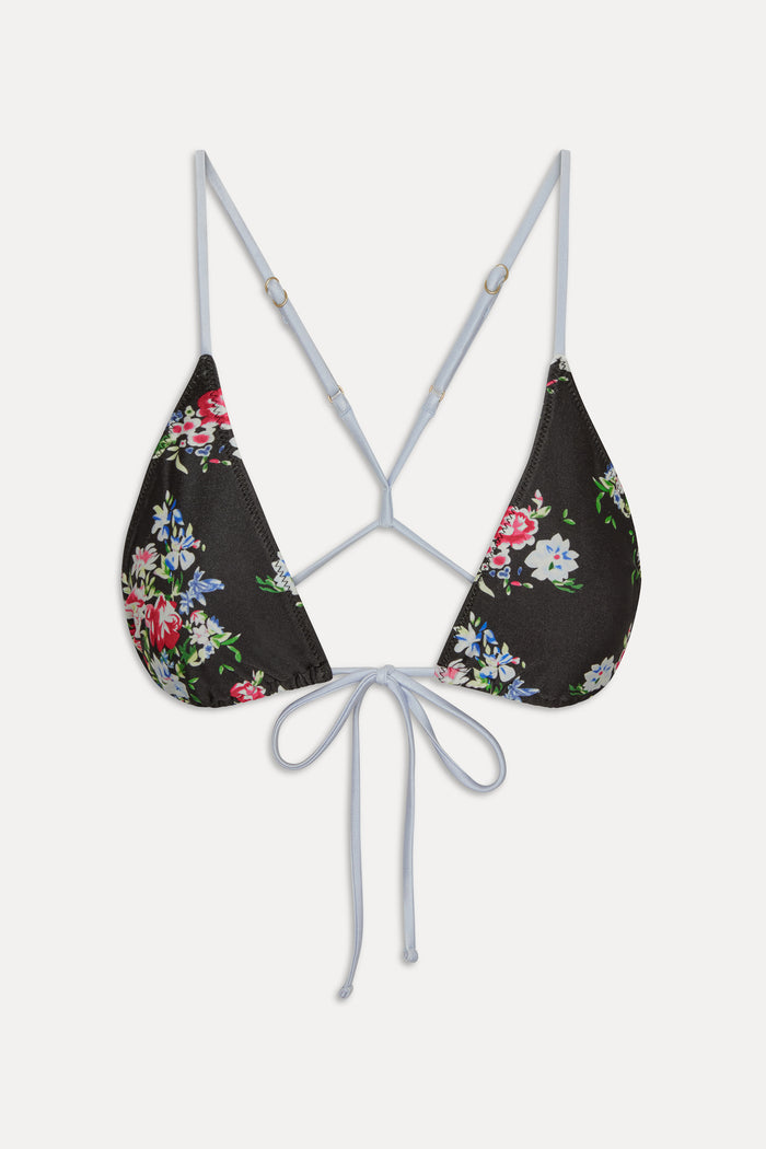 June Skimpy Shine Bikini Top - Bouquet