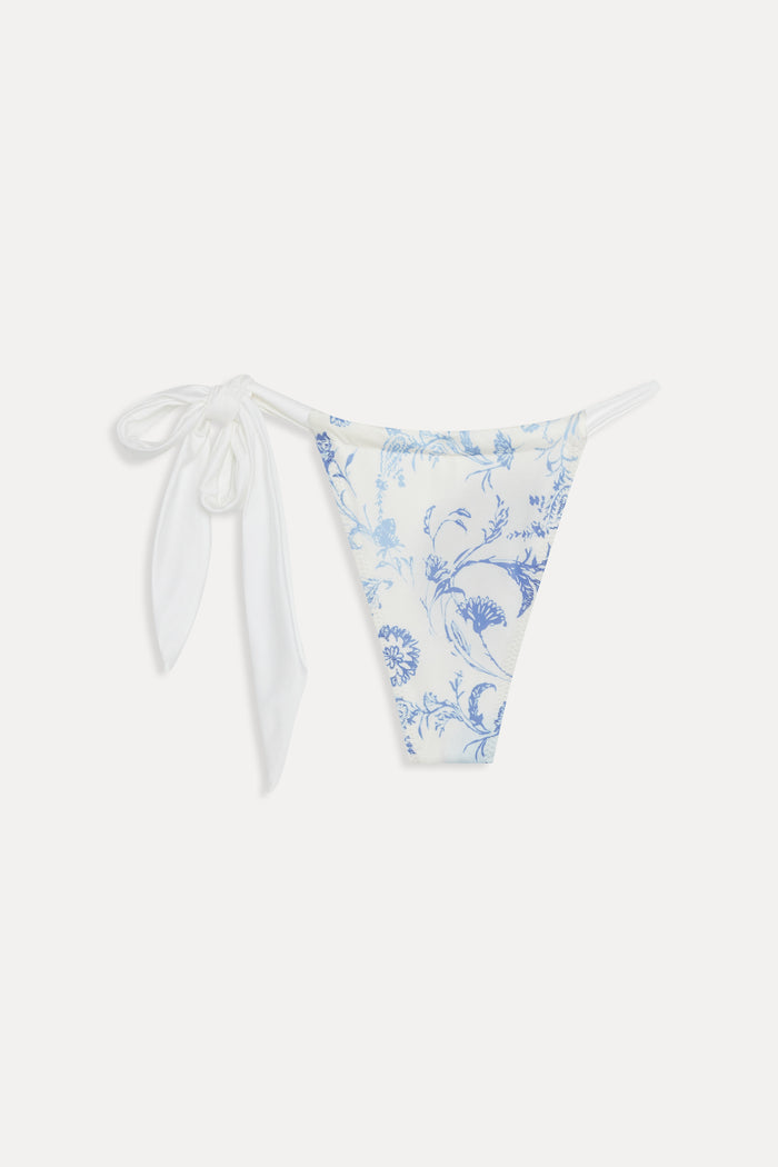 Kealy Cheeky Shine Bikini Bottom - Fleur de Bleu