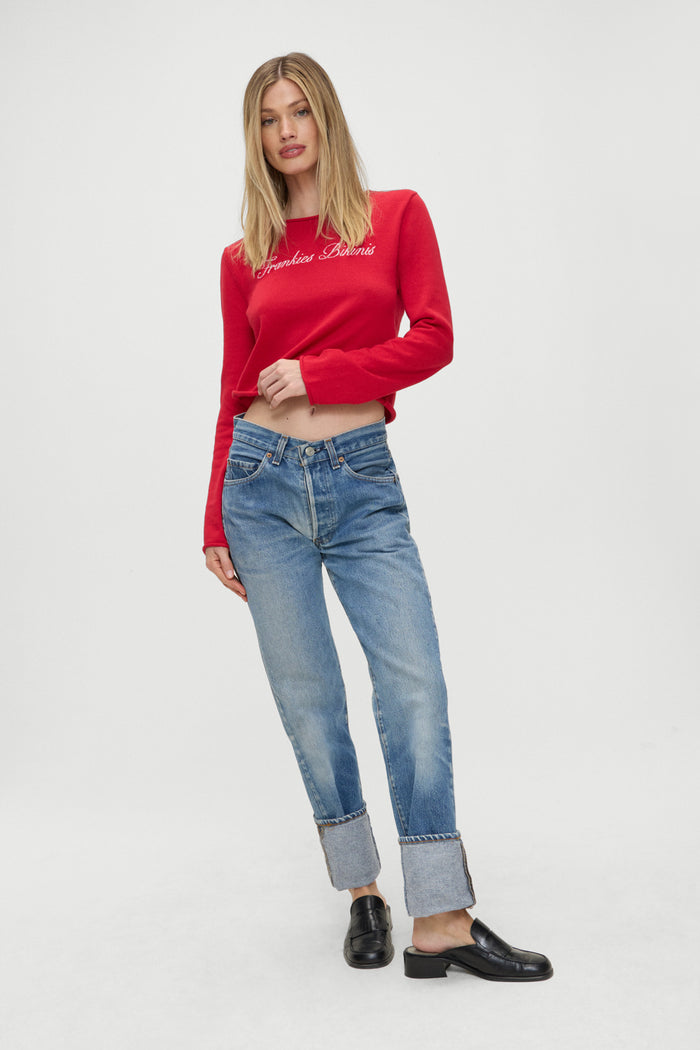 Kennedy Cotton Knit Sweater Heartstrings