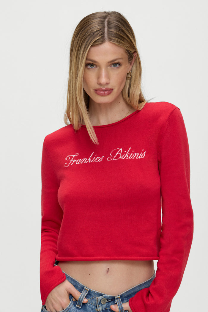Kennedy Cotton Knit Sweater Heartstrings