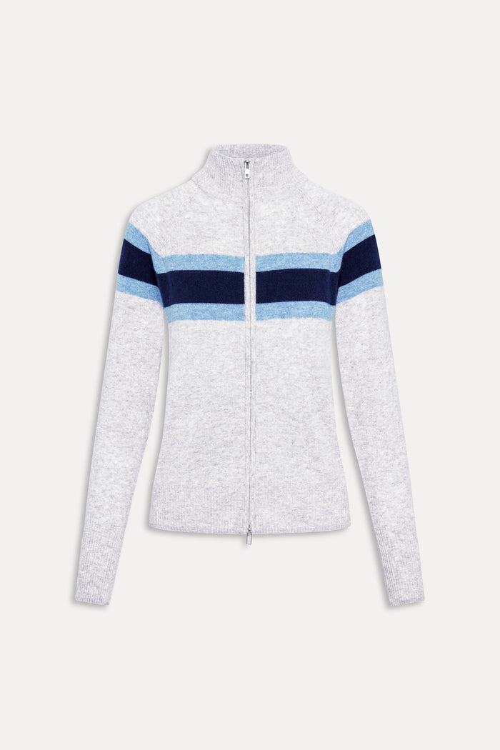 Kingston Cashmere Zip Up - Notebook
