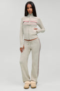 Kingston Cotton Knit Zip Up - Taos