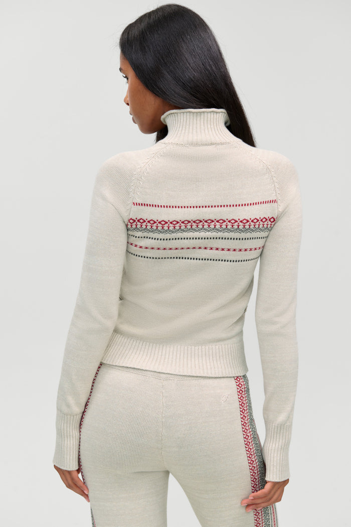 Kingston Cotton Knit Zip Up - Taos