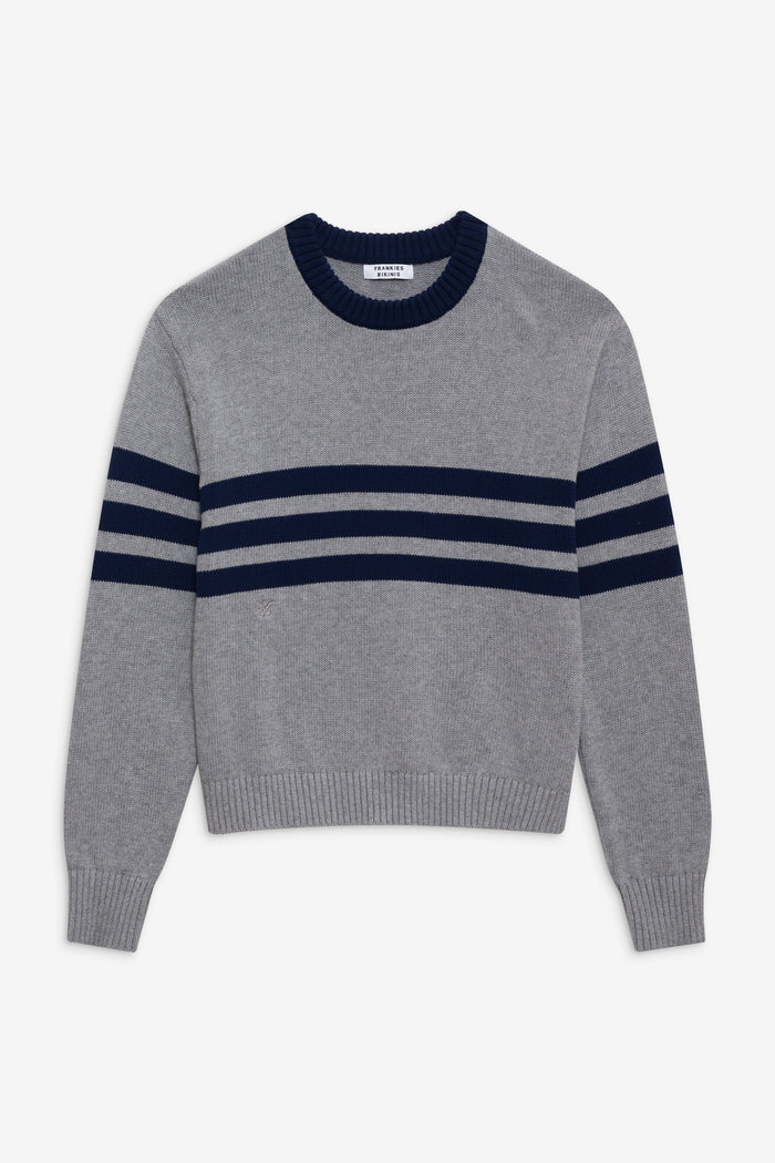 Kip Oversized Crewneck Sweater Rain Cloud