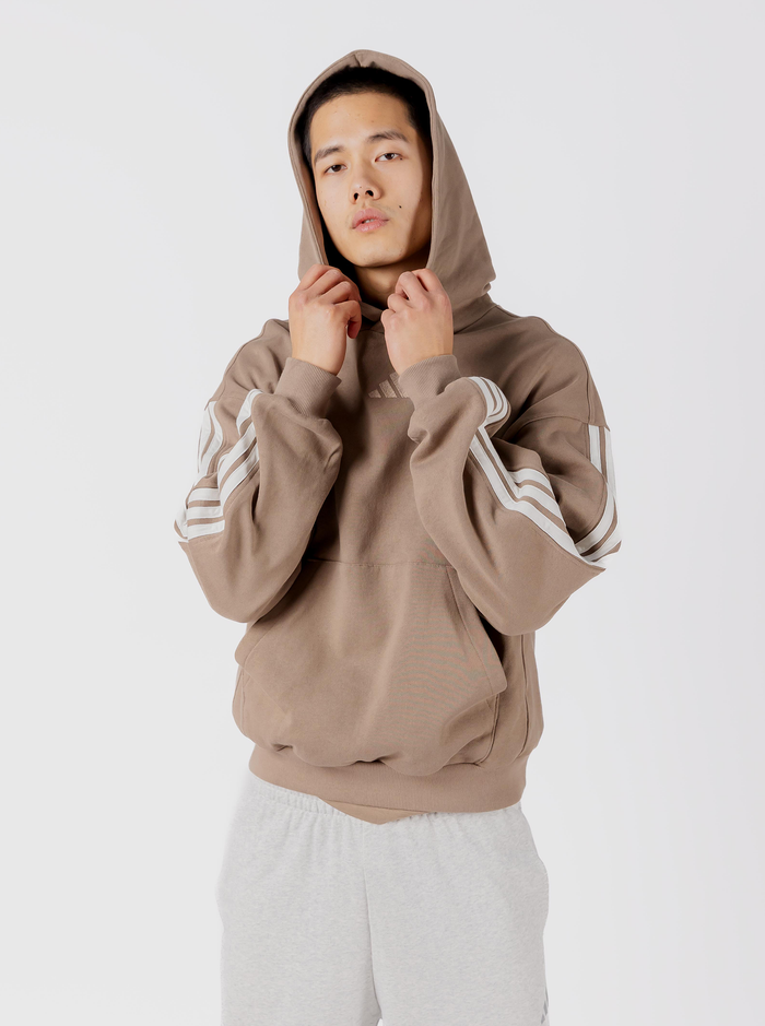 Knit 3-Stripes Hoodie