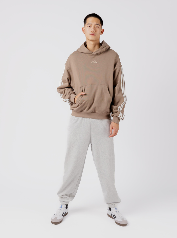 Knit 3-Stripes Hoodie