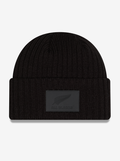 Knitted All Blacks TPU Badge Beanie