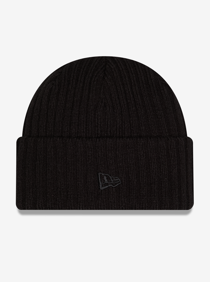 Knitted All Blacks TPU Badge Beanie