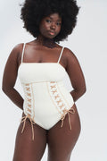 Kylee Cheeky One Piece Swimsuit Sandstorm