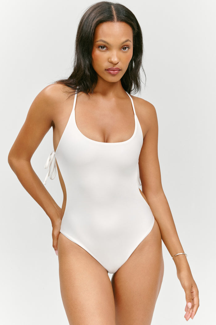 La Plage One Piece Swimsuit - Optic White