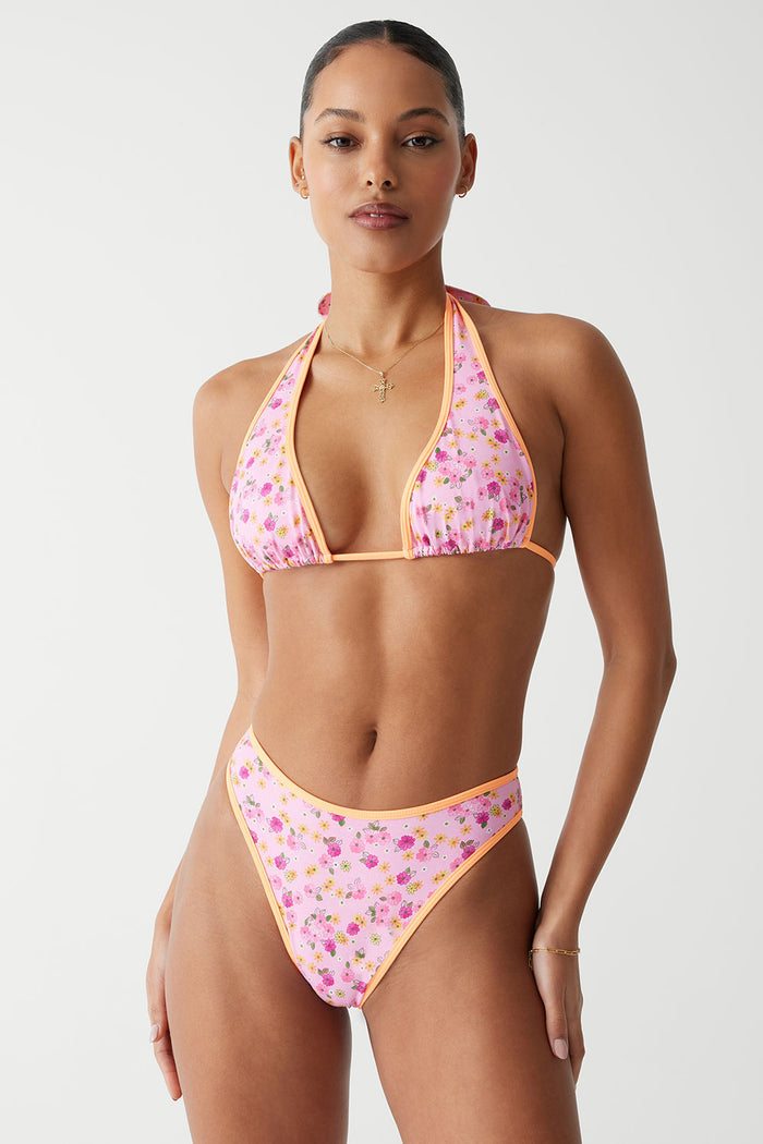 Laura high waist cheeky bikini bottom queen's bath