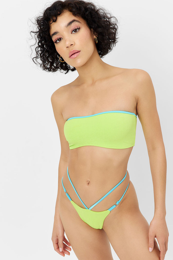 Layla Terry String Bikini Bottom Siren