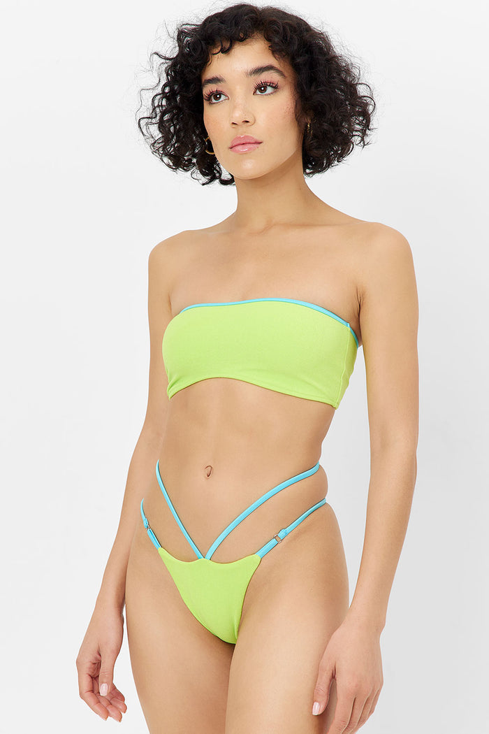 Layla Terry String Bikini Bottom Siren
