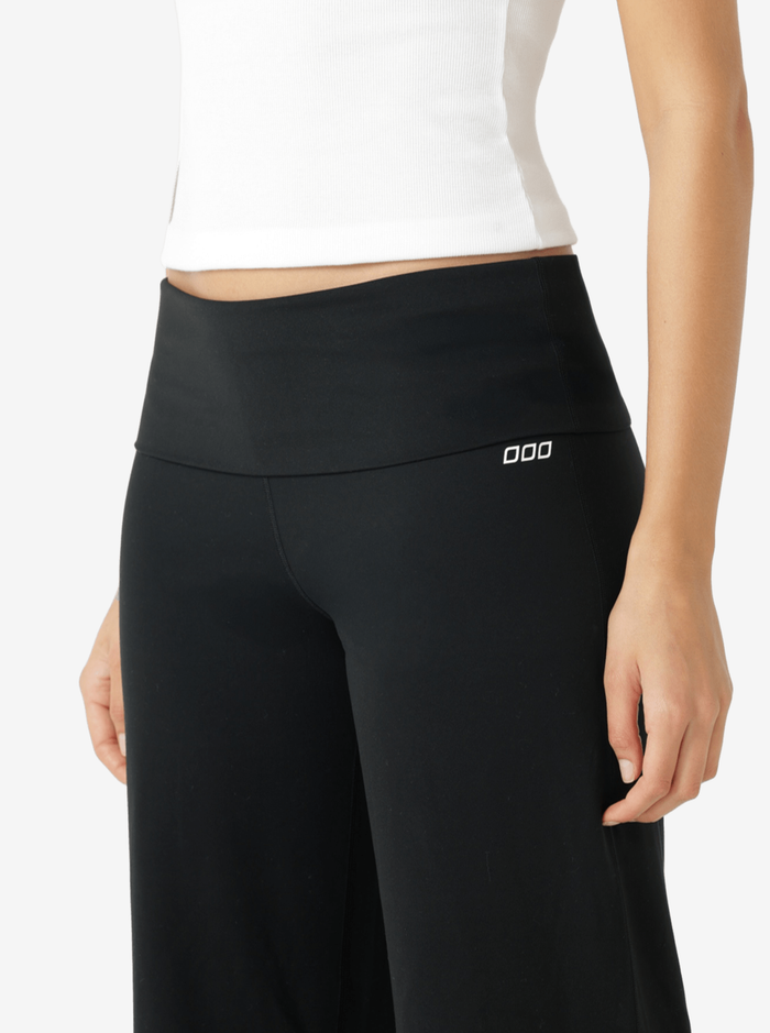 Liberty Fold Over Waist Wide Leg Active Pants