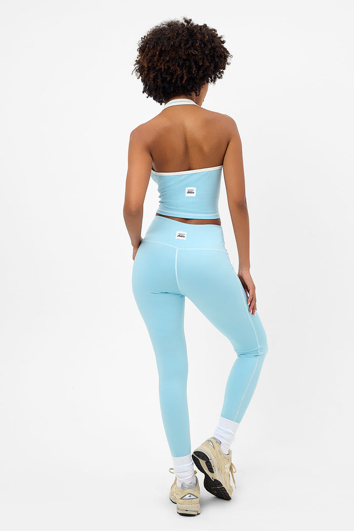 Lively Baby Blue Halter Sports Bra