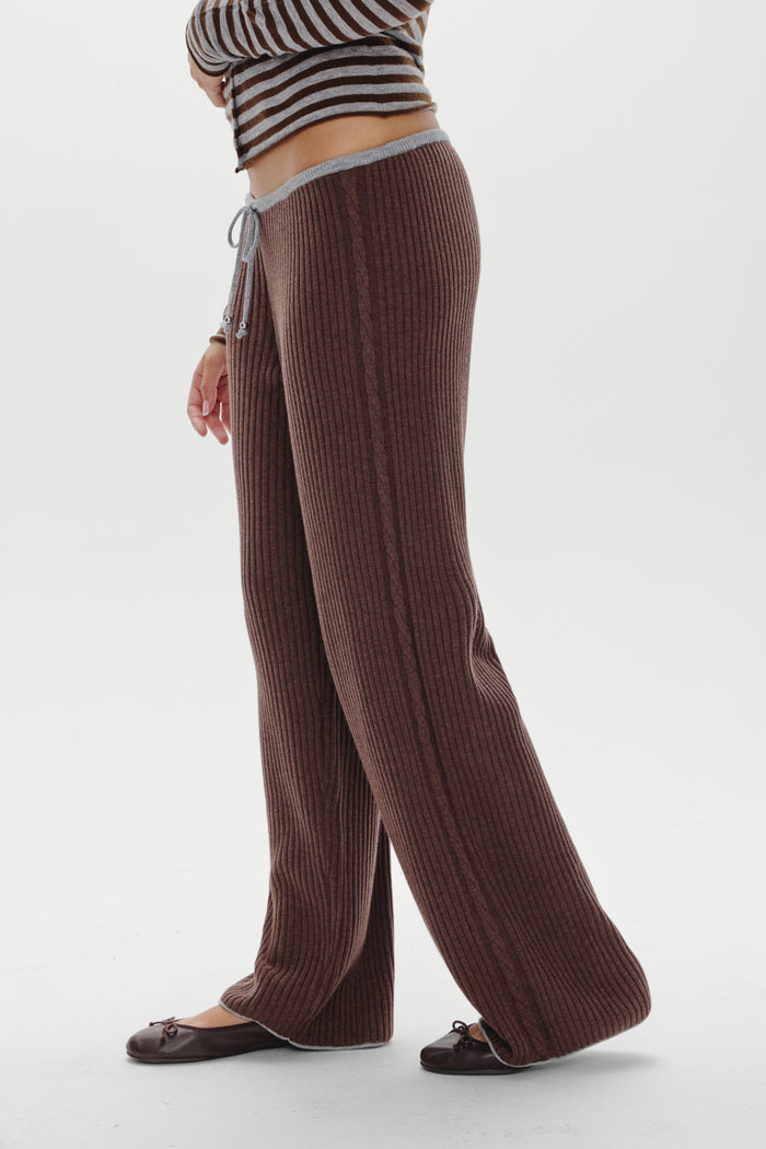 Lochlin Knit Pants - Amber