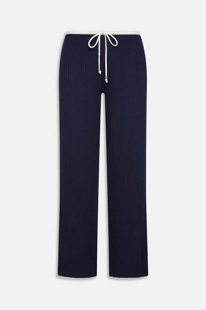 Lochlin Knit Pants- Deep Sea