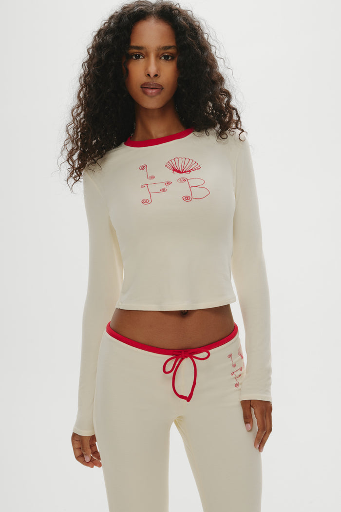Low Tide Long Sleeve Shirt - Sunrise Shell