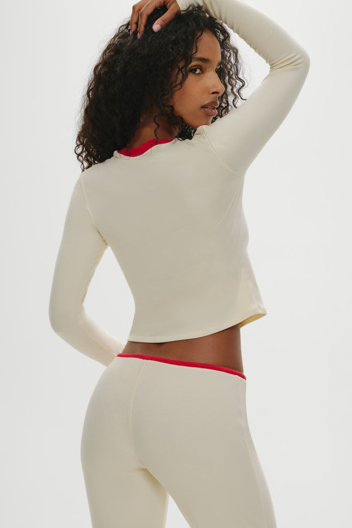 Low Tide Long Sleeve Shirt - Sunrise Shell