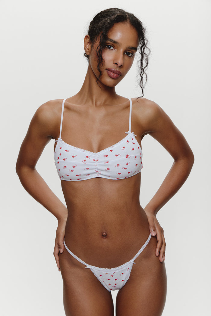 Lulu Cotton Bralette - Sunday Love