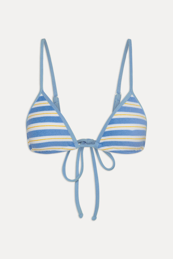 Lumia Striped Triangle Bikini Top Ashbury Stripe