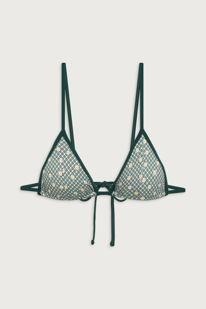 Lumia bralette top orchard picnic green