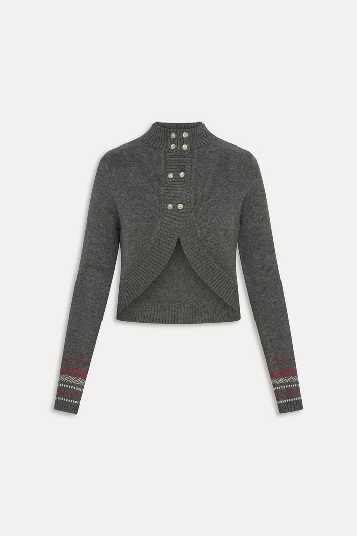 Mabel Cloud Knit Sweater - Winter Skies