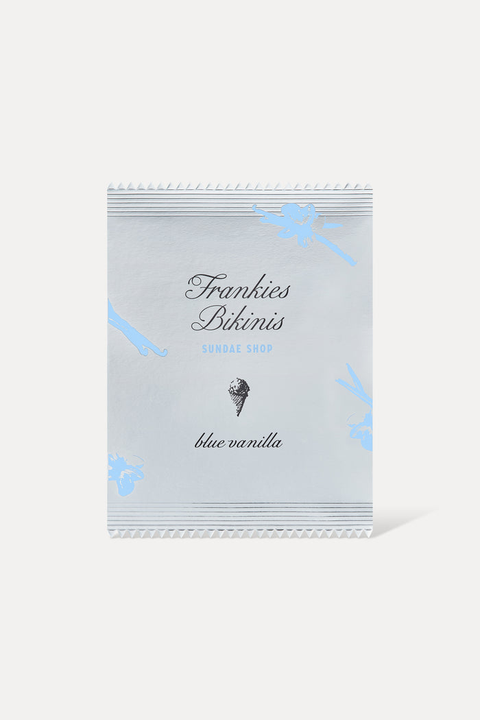 Blue Vanilla Packaging Flatlay