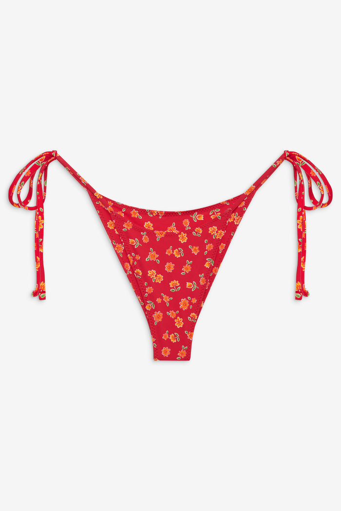 Mackenzie Floral String Bikini Bottom Summer Flower