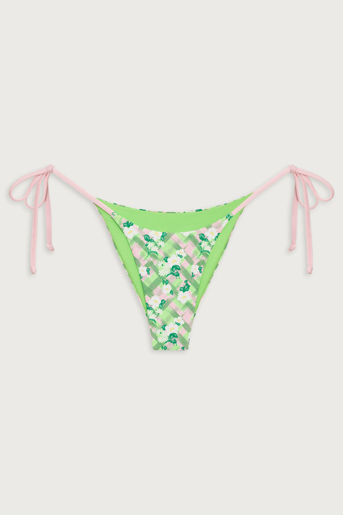 Mackenzie plaid cheeky bikini bottom baby daisy