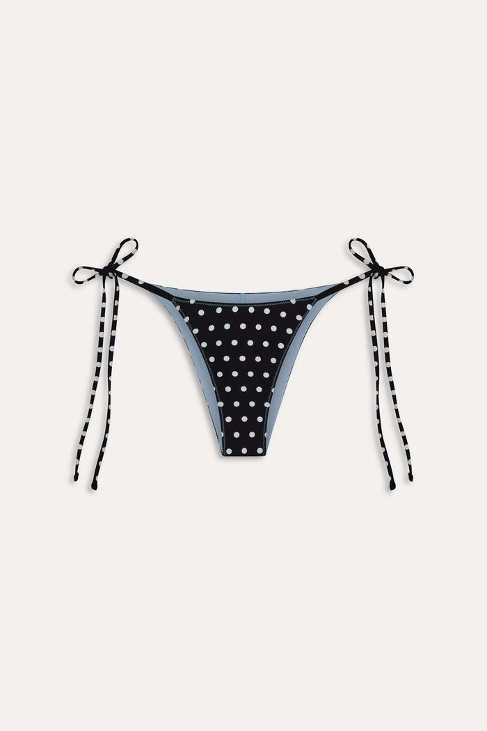 Mackenzie Reversible Cheeky Bikini Bottom - Frost