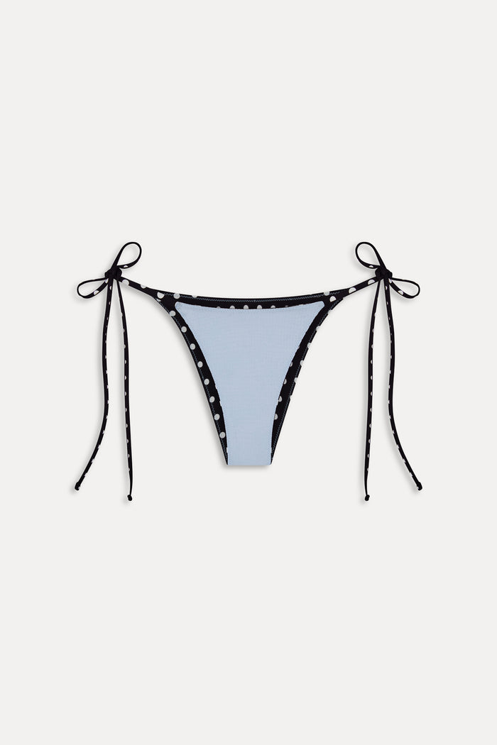 Mackenzie Reversible Cheeky Bikini Bottom - Frost